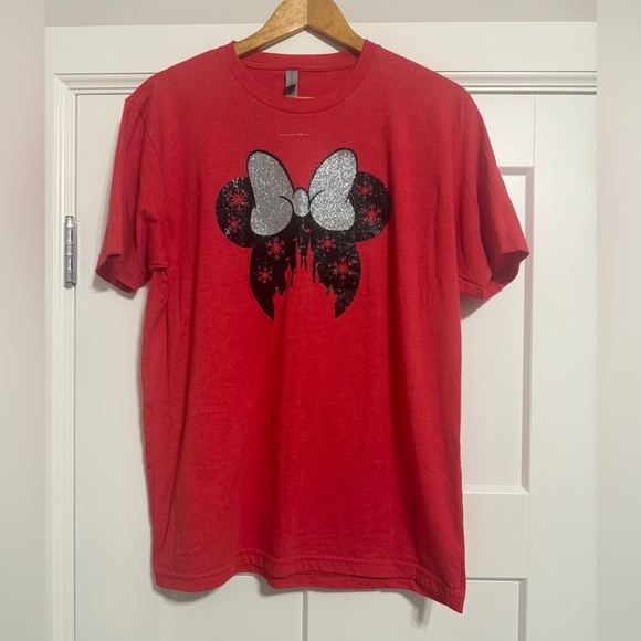 Red Minnie Mouse Ear Graphic T-Shirt - Picture 3 of 6